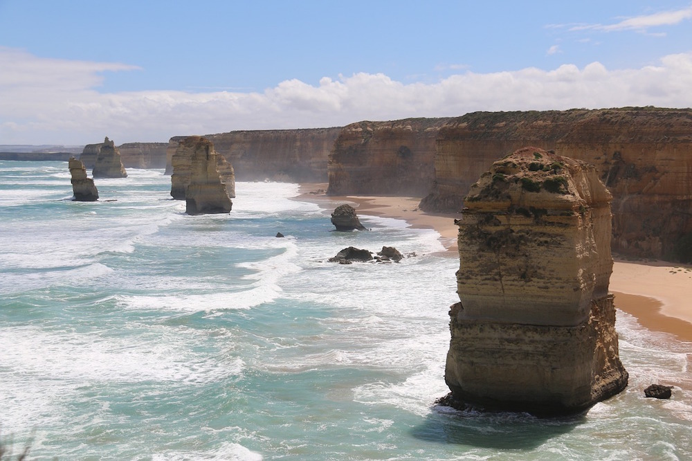 Sea view from the Twelve Apostles in Australia